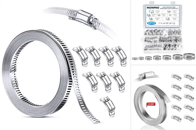 Detailed view of Best 304 Stainless Steel Hose Clamps