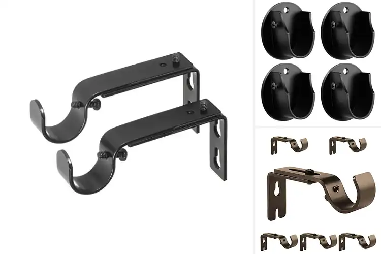 Detailed view of Best 7/8 Inch And 1 Inch Curtain Rod Brackets