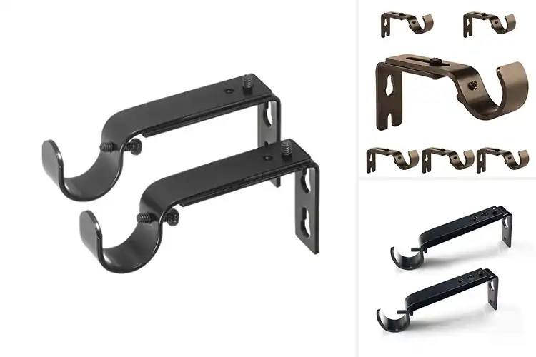 Detailed view of Best 7/8-inch Curtain Rod Brackets