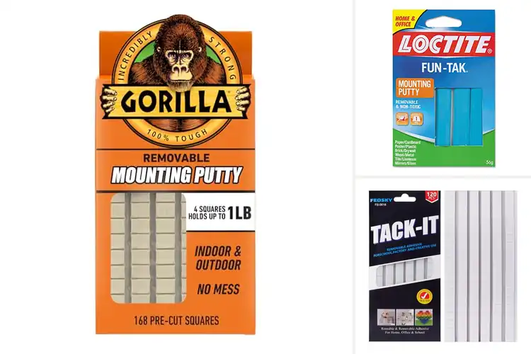 Detailed view of Best Adhesive Putties