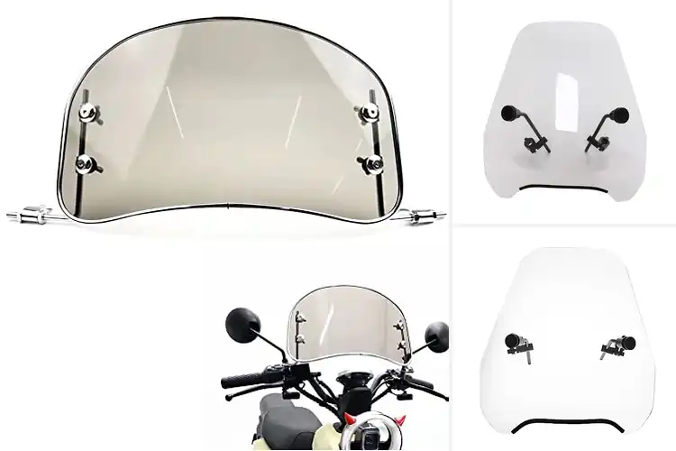 Detailed view of Best Bike Windshields: Top 10 Picks for Comfort & Safety