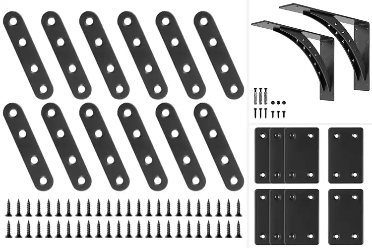 Detailed view of Best Black Silver Finish Brackets