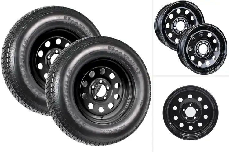 Detailed view of Best Black Trailer Wheels: Top Picks for Style & Durability