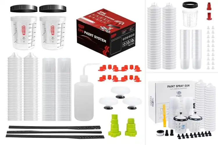 Detailed view of Best Bulk Paint Cup Liner Kits