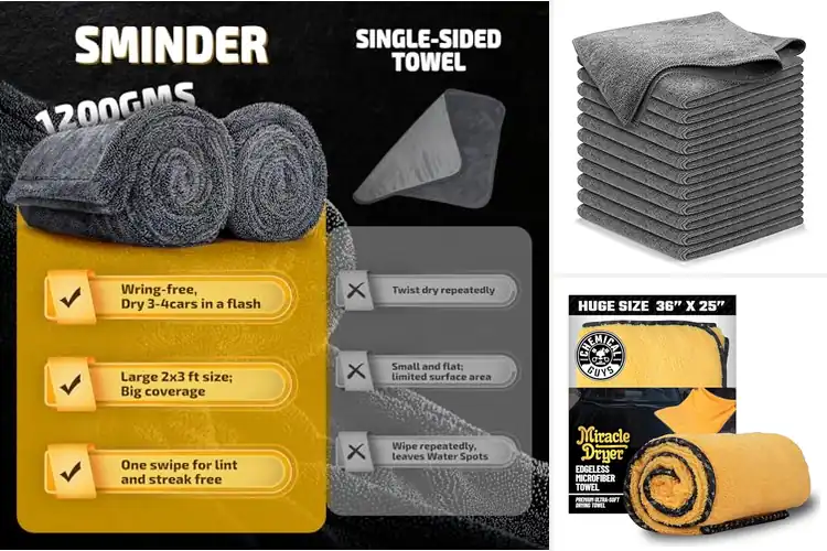 Detailed view of Best Car Wash Towels for a Spotless, Scratch-Free Shine