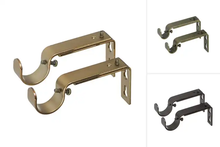 Detailed view of Best Classic Modern Eclectic Curtain Bracket Finishes