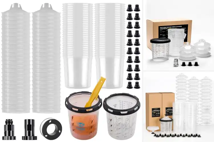 Detailed view of Best Compatible Spray Gun Cup Systems