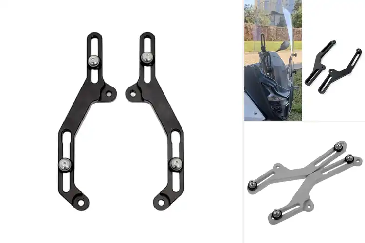 Detailed view of Best Compatible TRANSALP XL750 Windshield Brackets
