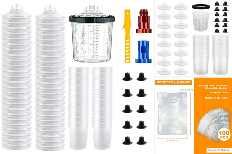 Detailed view of Best Disposable Cup Liners For Spray Guns