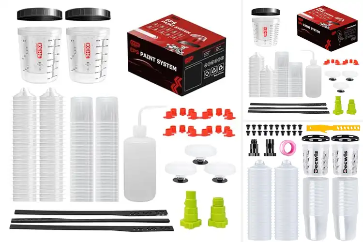 Detailed view of Best Disposable Cup Systems : Paint Faster, Cleaner