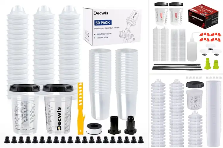 Detailed view of Best Disposable Paint Cup Kits for Easy, Mess-Free Painting