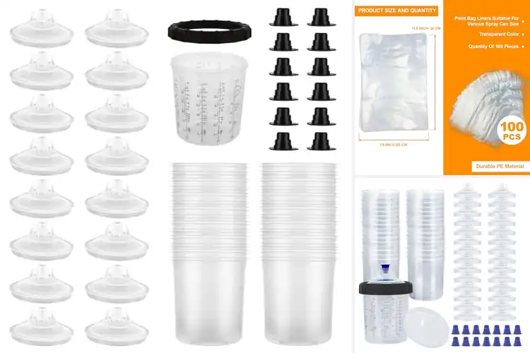 Detailed view of Best Disposable Paint Cup Liners
