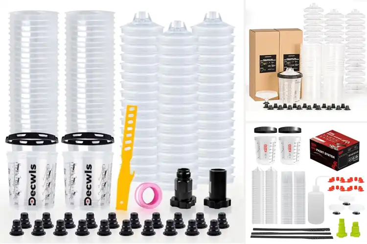 Detailed view of Best Disposable Paint Cup Systems
