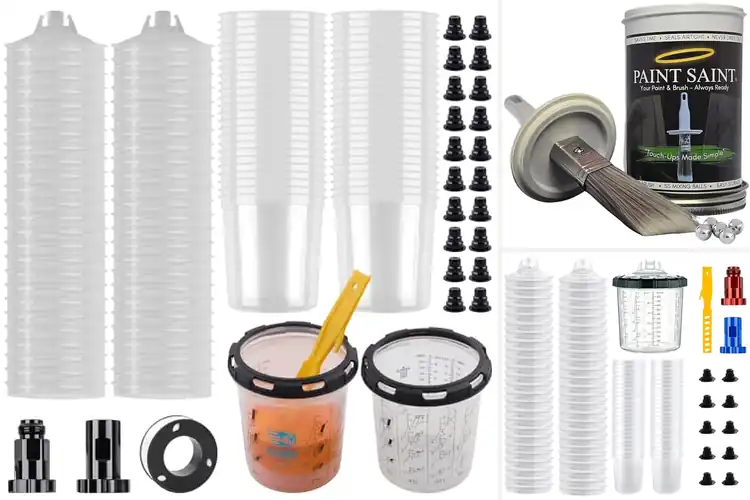 Detailed view of Best durable paint cup sealing systems