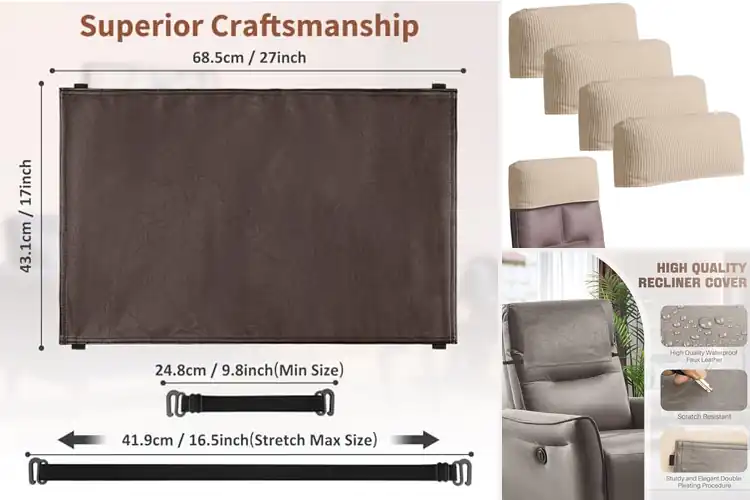 Detailed view of Best Elastic Headrest Covers