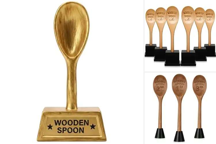 Detailed view of Best Engraved Spoon Trophy