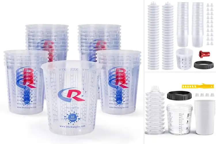 Detailed view of Best Epoxy And Primer Spray Cups