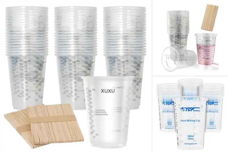 Detailed view of Best Epoxy Paint Cups: Simplify Mixing with Precision & Ease
