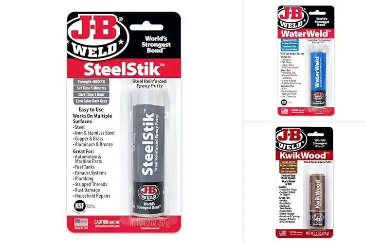 Detailed view of Best Epoxy Putty Repairs