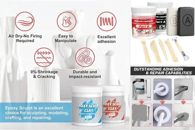 Detailed view of Best Epoxy Sculpting Clays