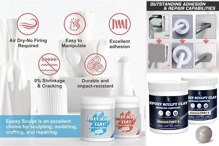 Detailed view of Best Epoxy Sculpting Putties for Art