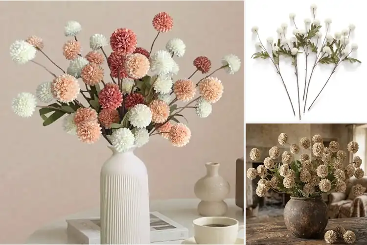 Detailed view of Best Flower Pom Poms
