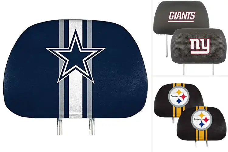 Detailed view of Best Football Head Rest Covers