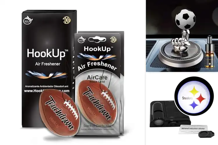 Detailed view of Best Football Team Car Accessories