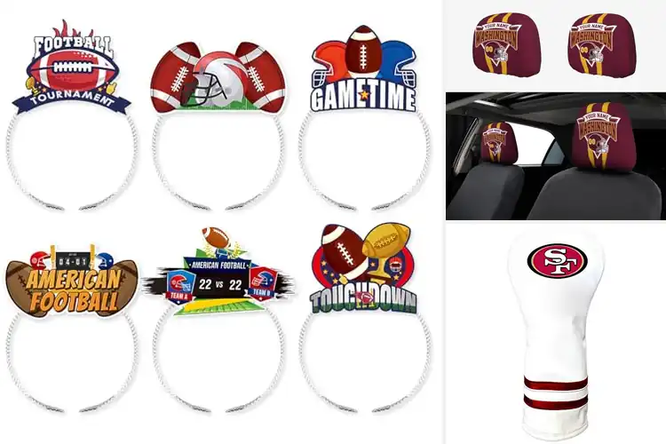 Detailed view of Best Football Themed Head Covers