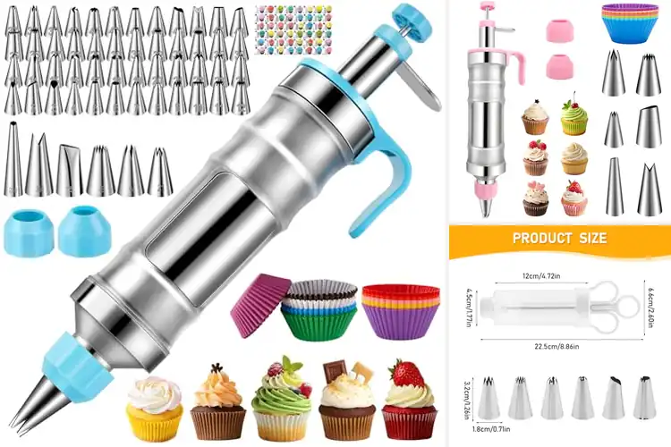 Detailed view of Best Frosting Syringe Sets