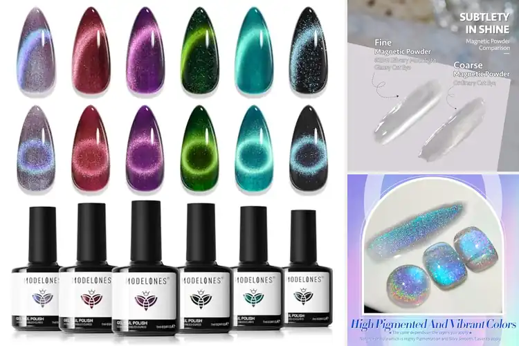 Detailed view of Best Gel Nail Polish For Cat Eye Application