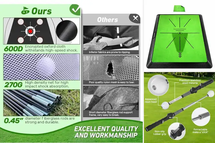 Detailed view of Best Golf Practice Aids: 10 Portable Tools for Swing Mastery