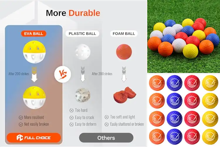 Detailed view of Best Golf Practice Balls