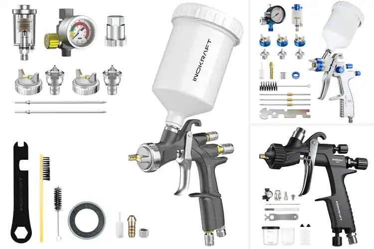 Detailed view of Best HVLP And LVLP Paint Spray Guns