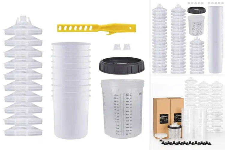 Detailed view of Best HVLP Paint Cups