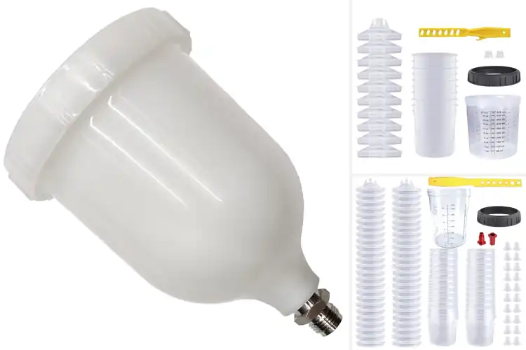 Detailed view of Best HVLP Paint Spray Gun Cups