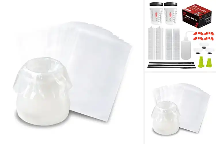 Detailed view of Best HVLP Spray Gun Cup Liners