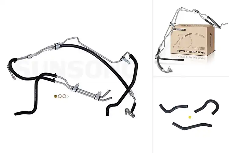 Detailed view of Best leak-proof power steering hose assemblies