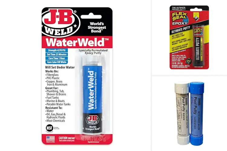Detailed view of Best Leak Sealing Epoxy Putties