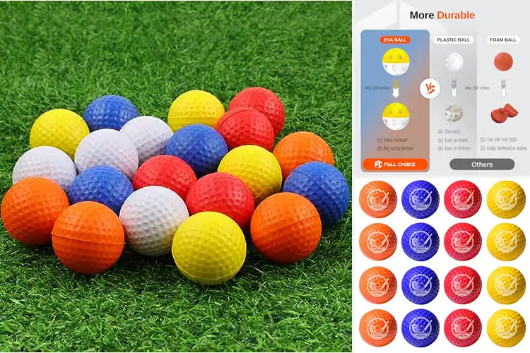 Detailed view of Best Lightweight Golf Practice Balls
