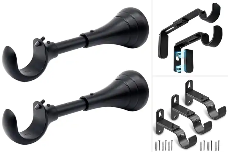 Detailed view of Best Long-Lasting Curtain Rod Brackets