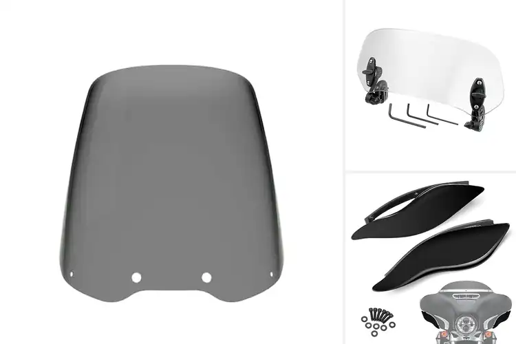 Detailed view of Best Motorcycle Wind Deflectors