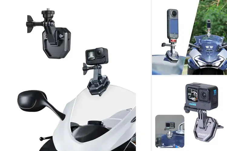 Detailed view of Best Motorcycle Windscreen Mounts