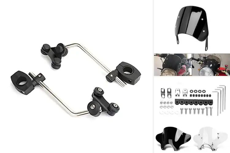 Detailed view of Best Motorcycle Windshield Brackets