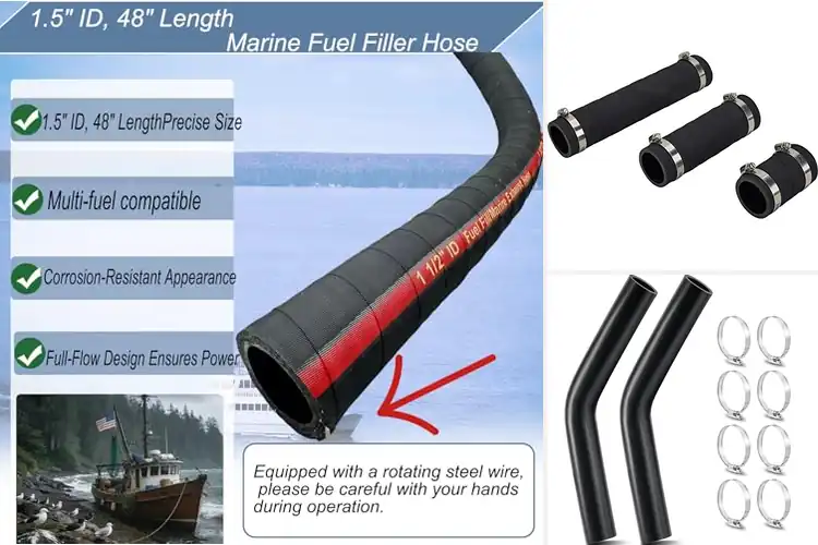 Detailed view of Best Multi-Application Fuel Filler Hoses