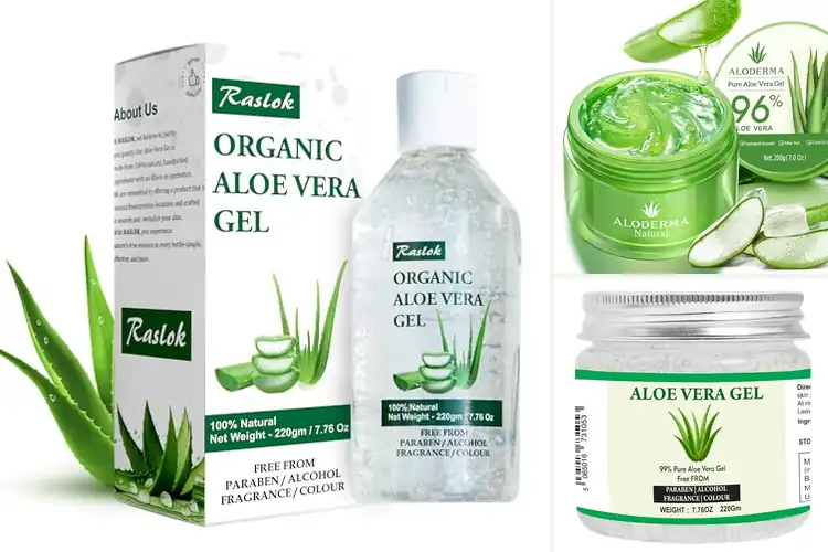 Detailed view of Best Non Sticky Aloe Vera Gel For Sensitive Skin