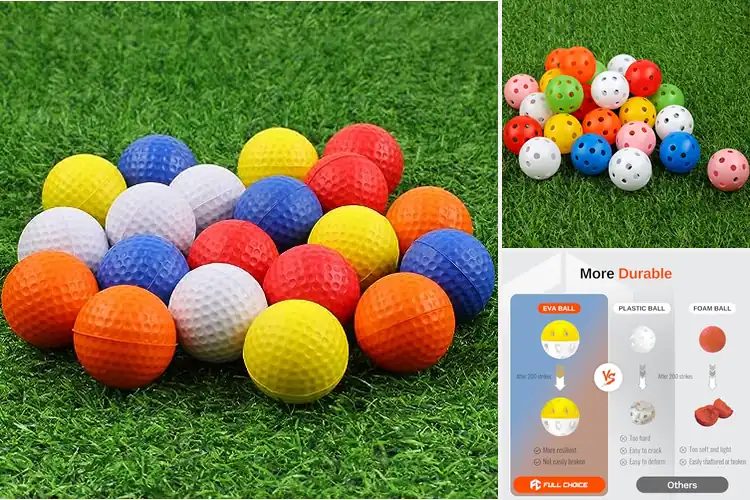 Detailed view of Best Outdoor Golf Practice Balls