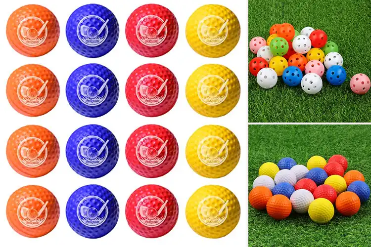 Detailed view of Best Outdoor Practice Golf Balls