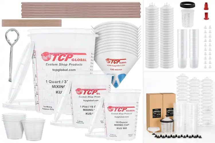 Detailed view of Best Paint Cup Lids With Strainers