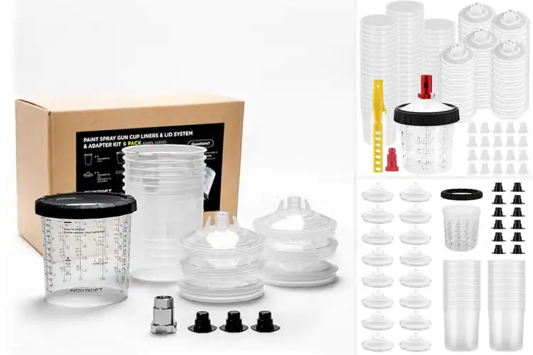 Detailed view of Best Paint Spray Gun Cup Kits